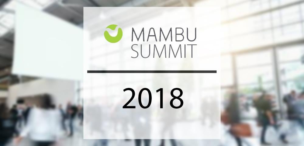 Mambu Summit 2018